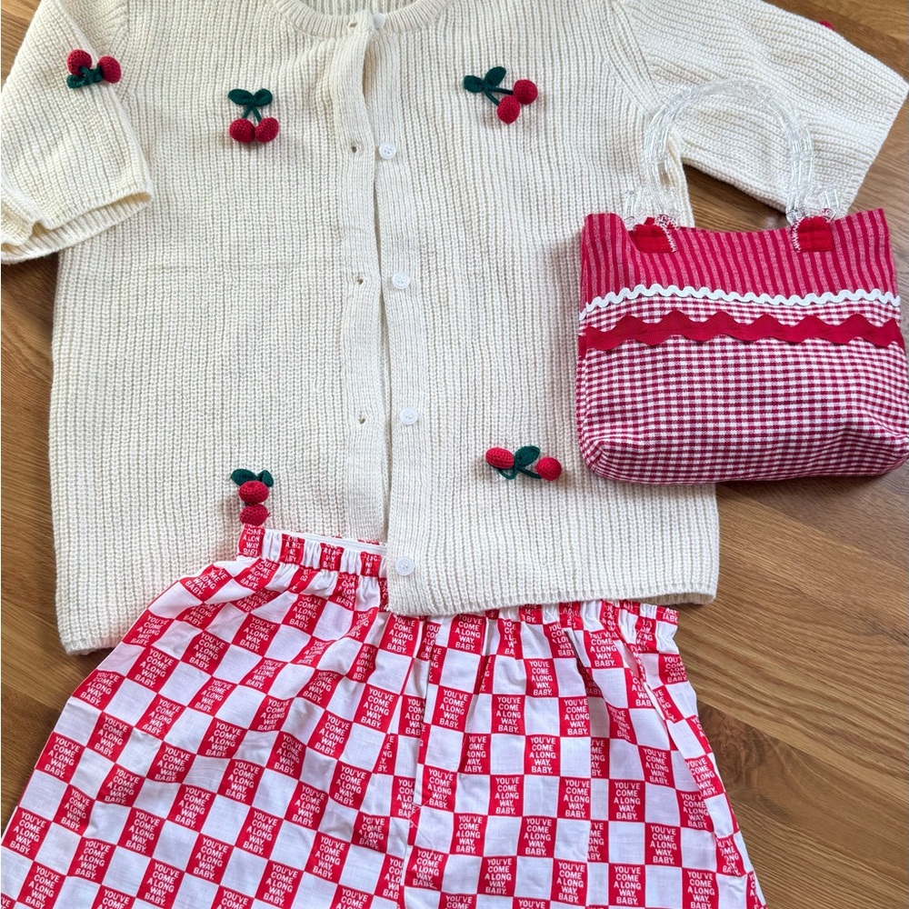 Vintage Red and White Checkered Boxers / You’ve Come A Long Way Baby - Picture 3 of 3